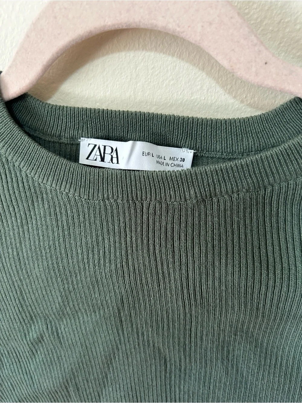 Zara ribbed knit
